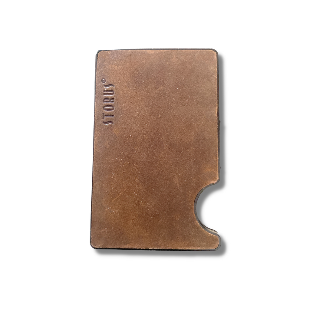 Real Leather Wallet For Smart Tag, Rfid Credit Card Money Holder